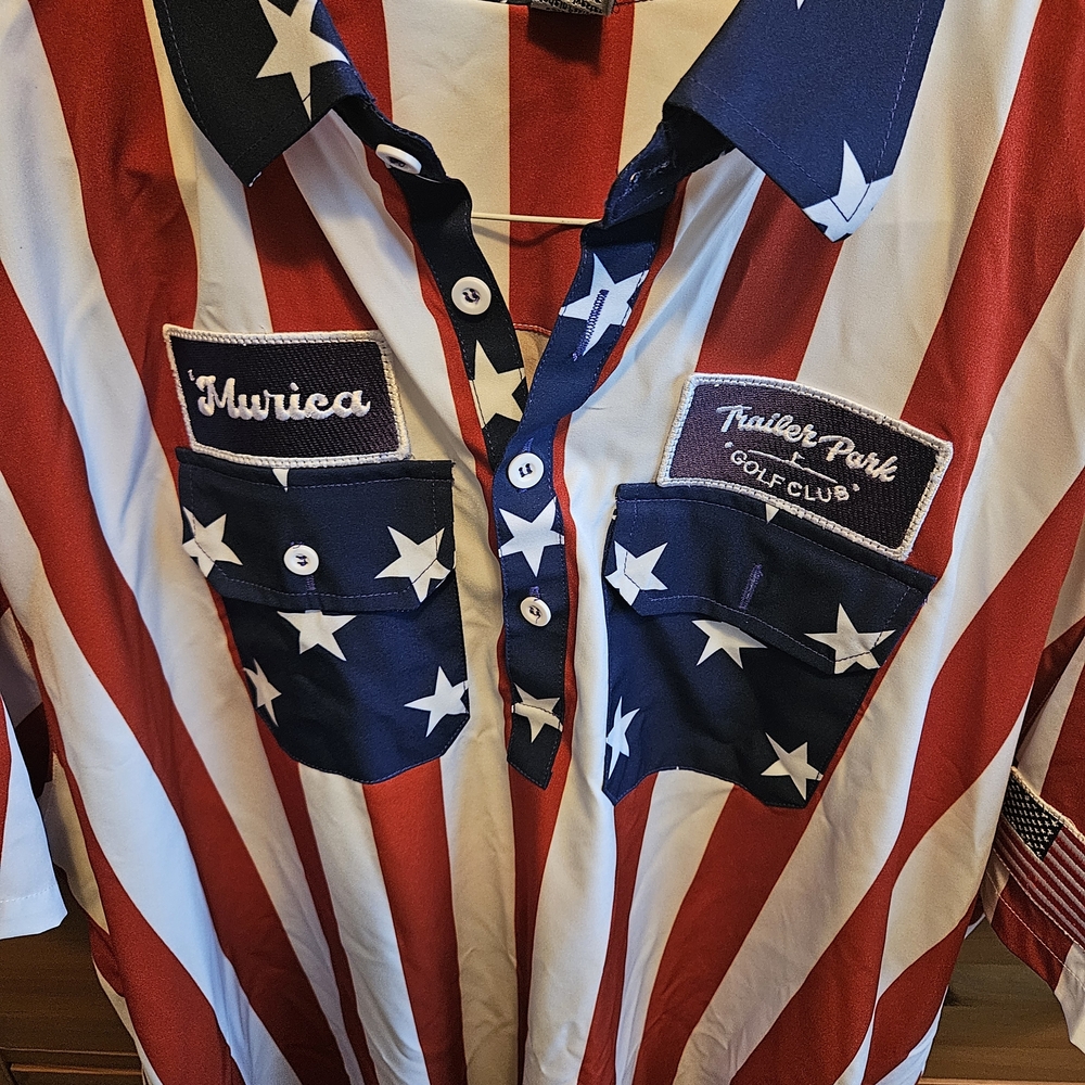 Patriotic Striped and Starred Shirt
